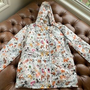 Disney raining cats and dogs rain jacket - M. Worn once, like new condition.